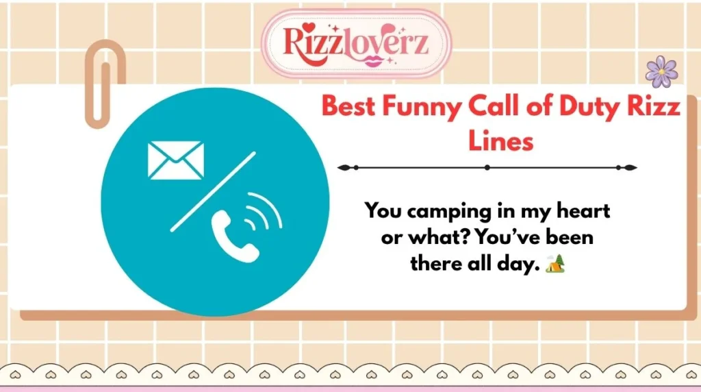 Best Funny Call of Duty Rizz Lines