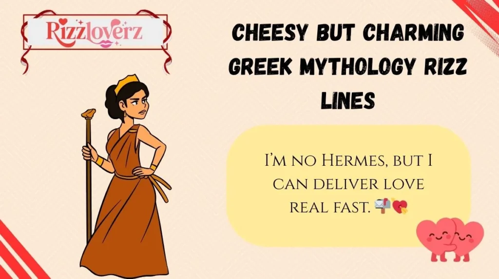 Cheesy but Charming Greek Mythology Rizz Lines