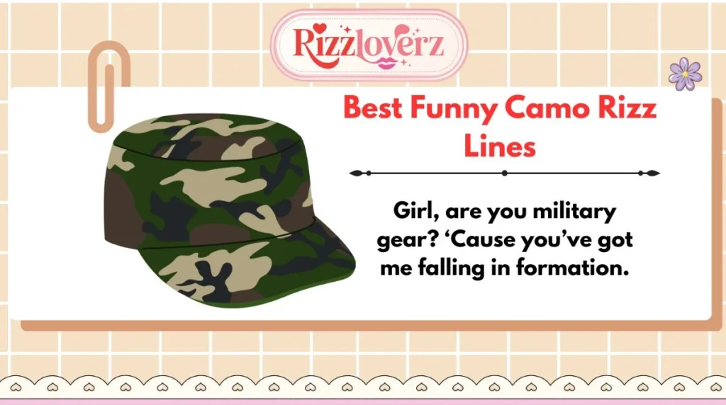 Best Funny Camo Rizz Lines