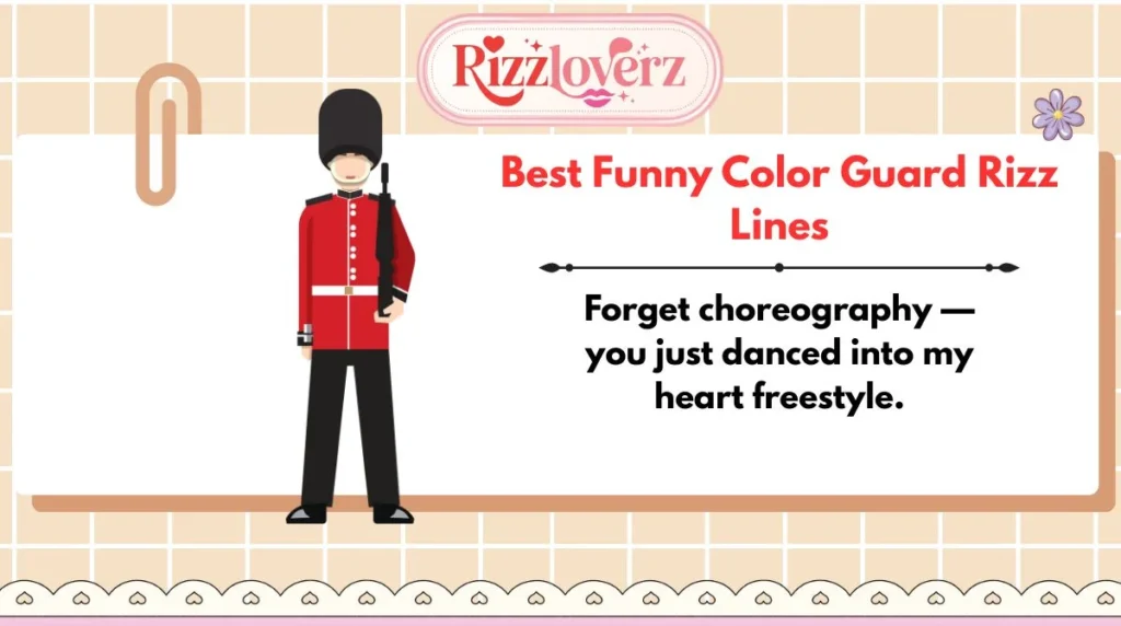 Best Funny Color Guard Rizz Lines