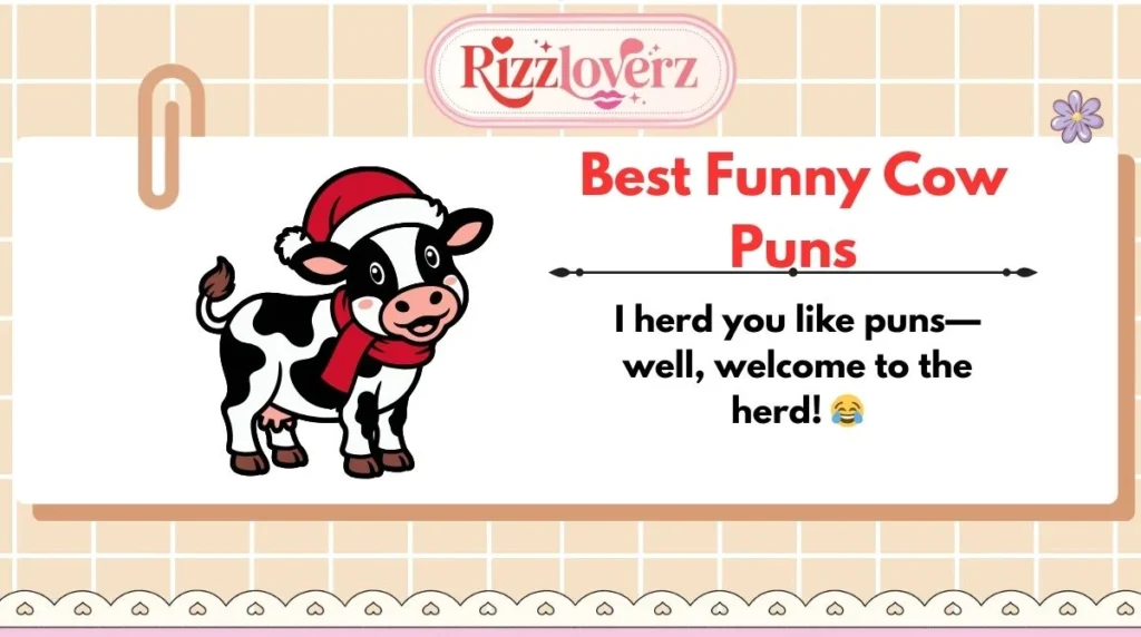 Best Funny Cow Puns