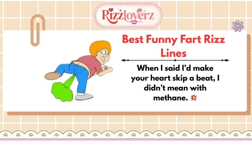 Best Funny Fart Rizz Lines