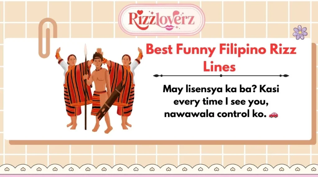 Best Funny Filipino Rizz Lines