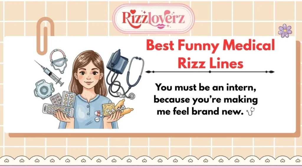 Best Funny Medical Rizz Lines