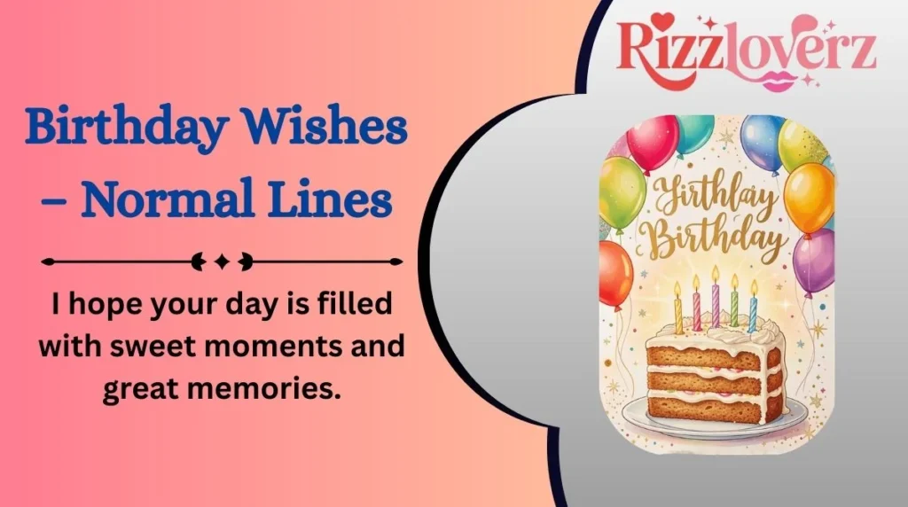 Birthday Wishes – Normal Lines