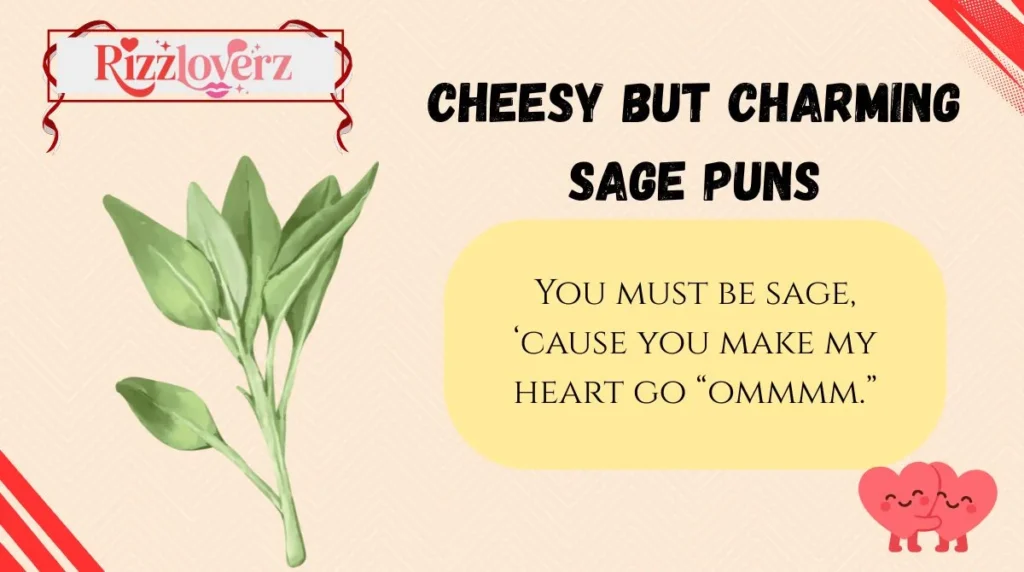 Cheesy but Charming Sage Puns