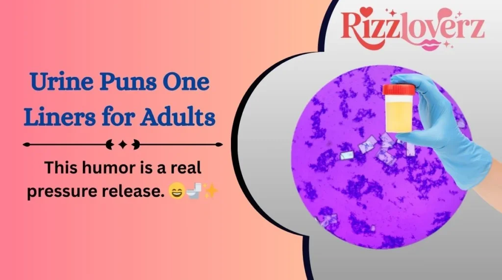 Urine Puns One Liners for Adults