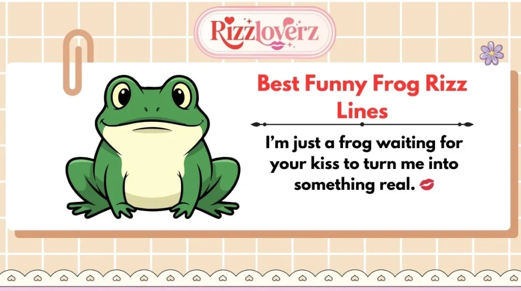 Best Funny Frog Rizz Lines