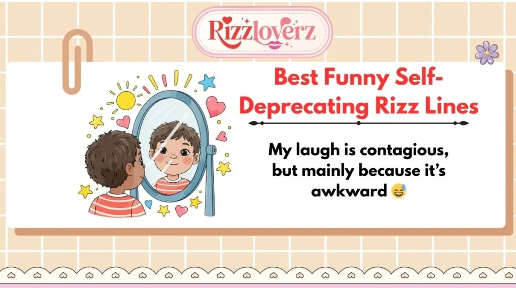 Best Funny Self-Deprecating Rizz Lines