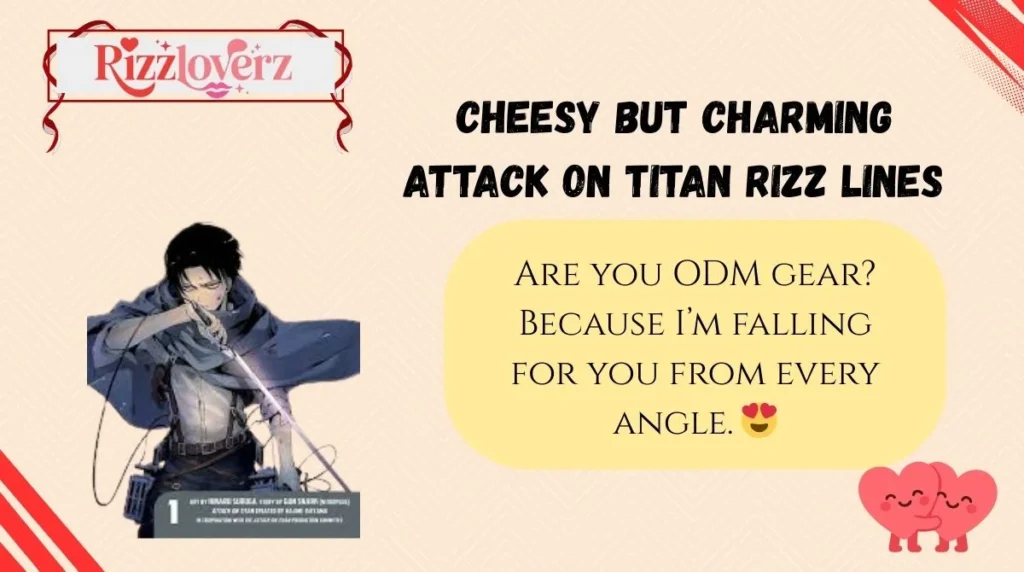 Cheesy but Charming Attack on Titan Rizz Lines