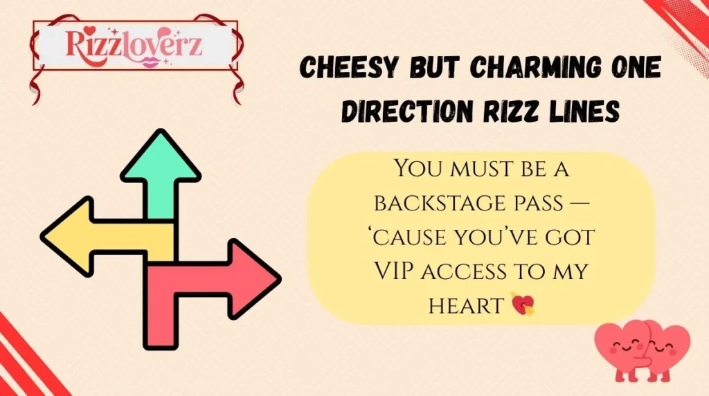 Cheesy but Charming One Direction Rizz Lines