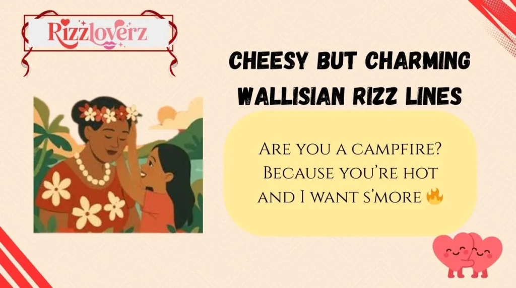 Cheesy but Charming Wallisian Rizz Lines
