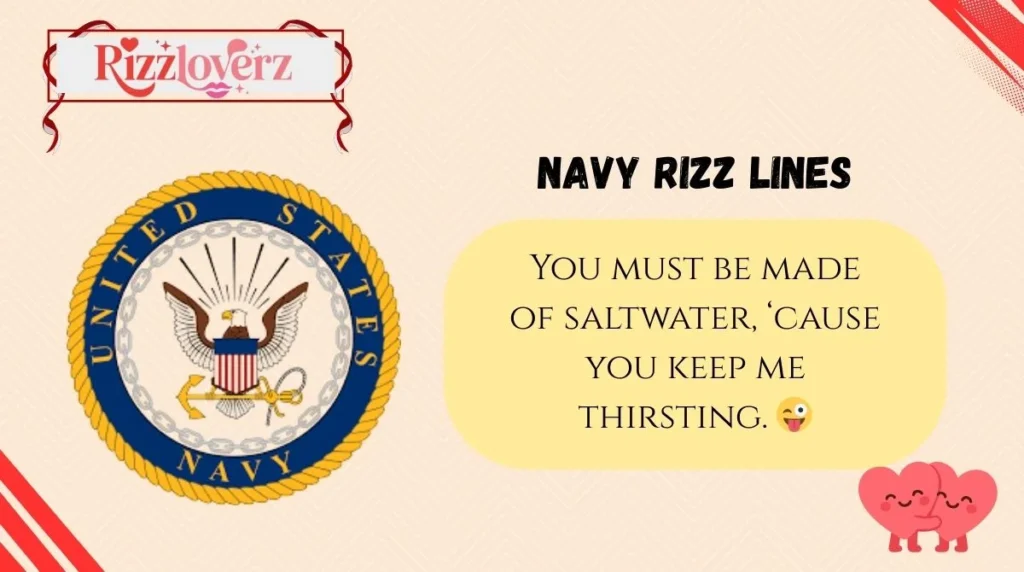 Navy Rizz Lines