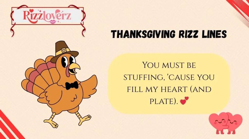 Thanksgiving Rizz Lines